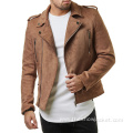 Custom Mens Short Leather Jacket Men Suede Jackets